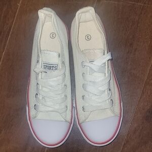Converse Kids Sneakers - White and Red